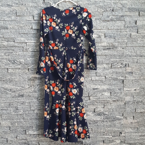 A flowery mermaid summer/spring dress - Picture 4 of 4